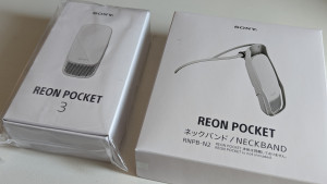 Reon Pocket 3、Reon Pocket専用ネックバンドの箱