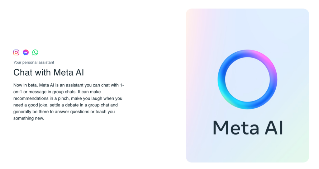 chat with meta ai