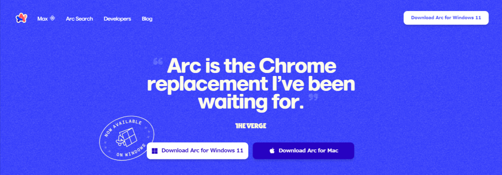 Arc is the Chrome replacement I've been wating for.