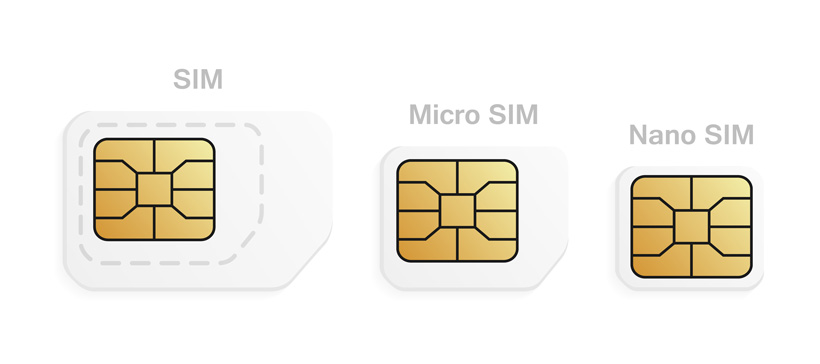 SIM Micro SM Nano SIM