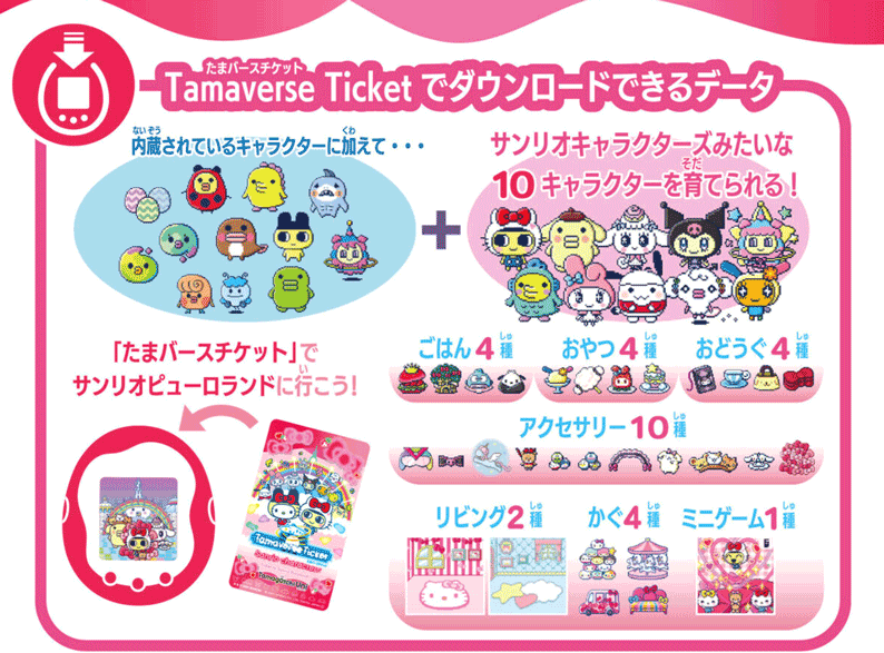 TamagotchiUni Sanriocharacters キャラクター