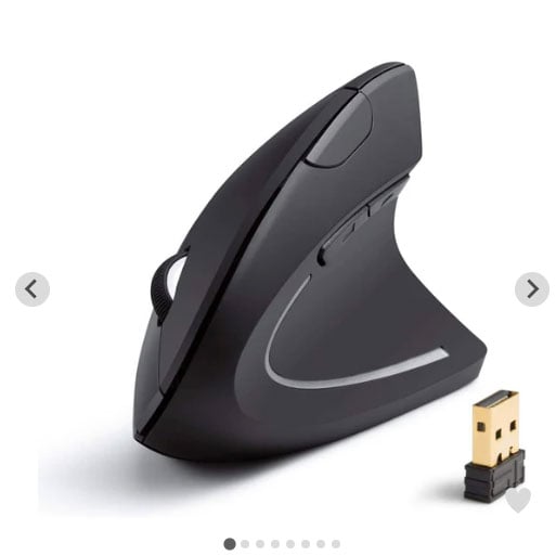 Anker 2.4G Wireless Vertical Ergonomic Optical Mouse