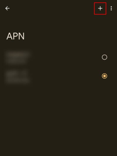 Android APN追加
