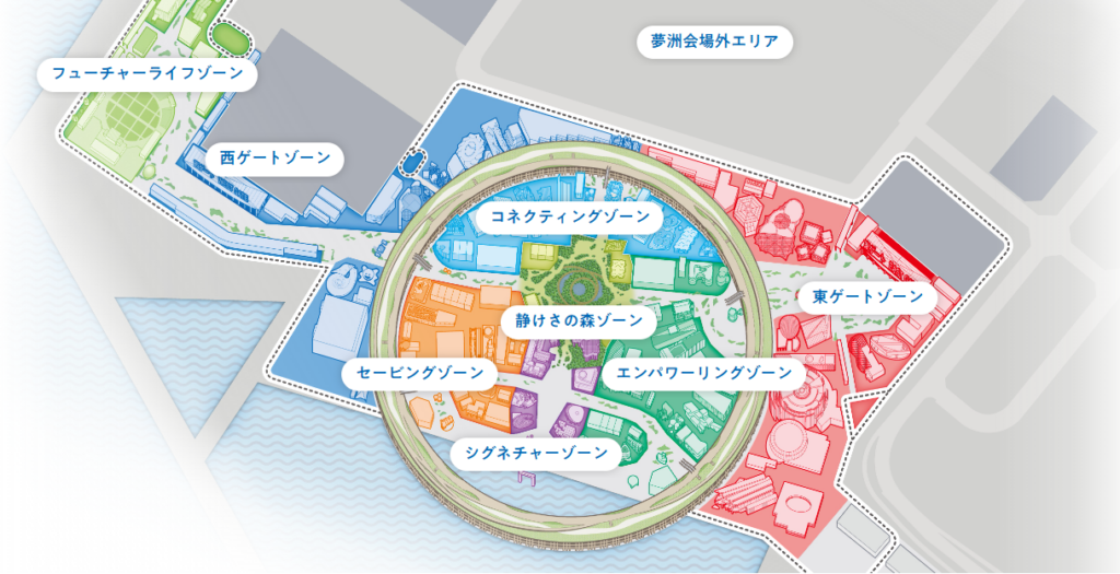 大阪万博　マップ