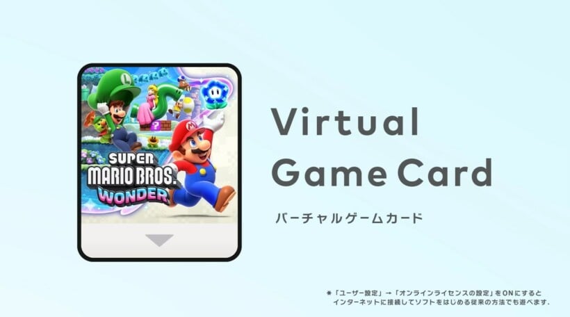 Nintendo Switch バーチャルゲームカード