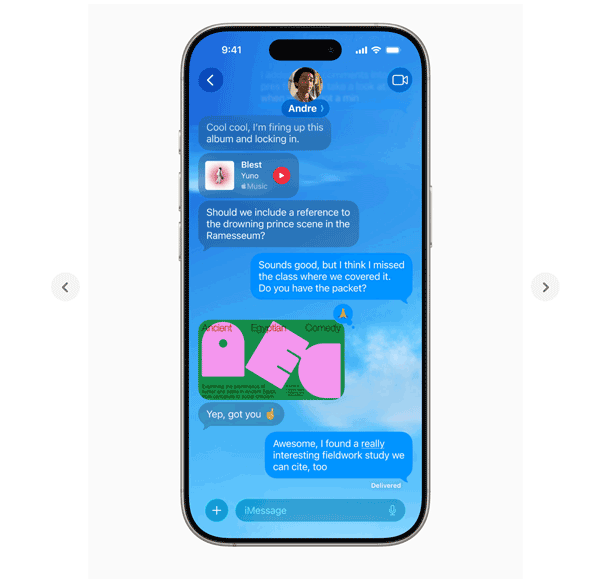 ios26 メッセージ
