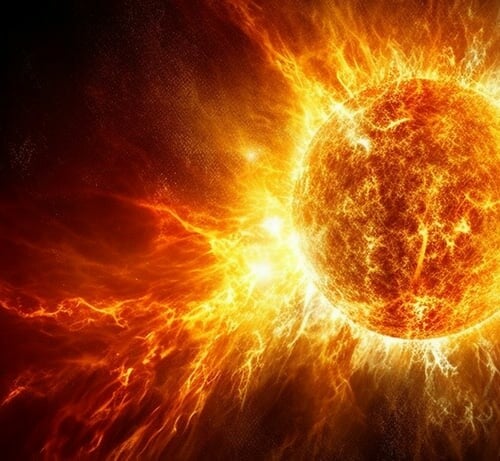 太陽フレアイメージ