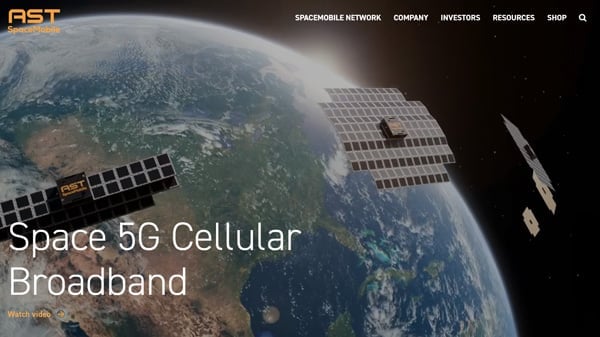 ASTスペースモバイルトップページキャプチャ