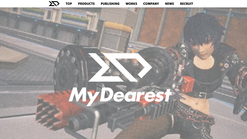 MyDearest株式会社トップページキャプチャ