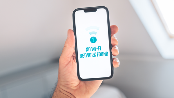 NO Wi-Fi NETWORK FOUND
