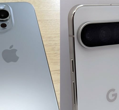 Apple iPhoneとGoogle Pixel