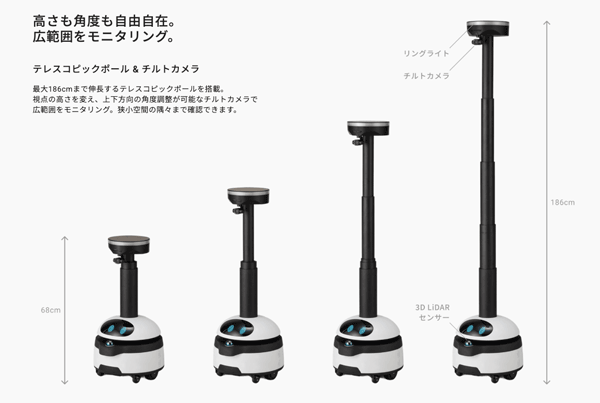 ugomini ポール 高さ調整