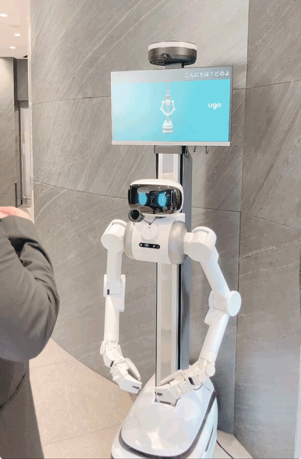 ugopro 会話 案内 ロボット