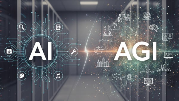 AIとAGIの違いのイメージ