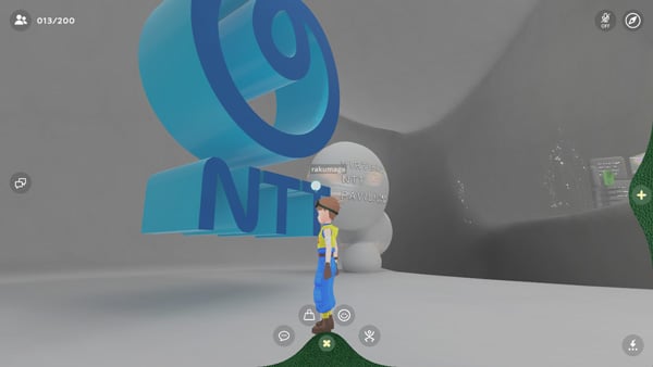 バーチャル万博キャプチャ VIRTUAL NTT Pavilion