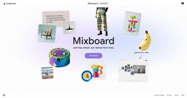 Google Mixboard（ミックスボード）