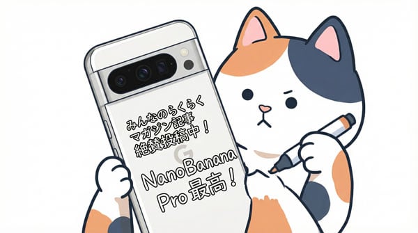 Nano Banana Pro みんなのらくらくマガジン記事絶賛投稿中！NanoBanana Pro 最高！ イラスト風