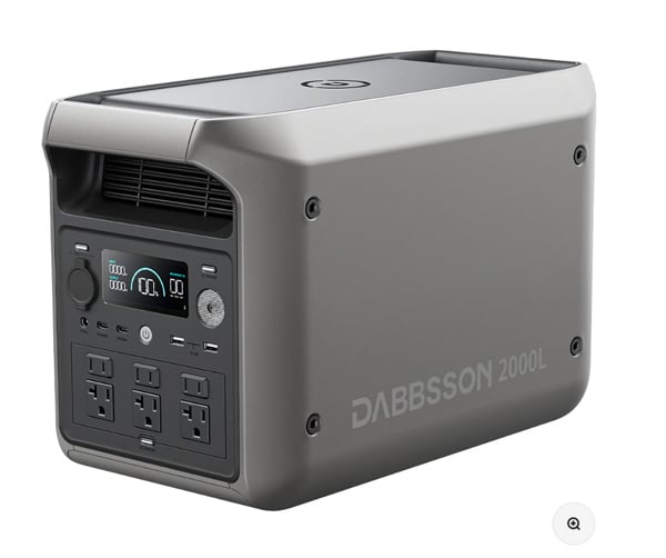 DABBSSON 2000Lポータブル電源
