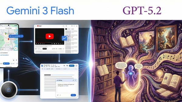 Gemini 3 Flash ChatGPT GPT-5.2比較イメージ