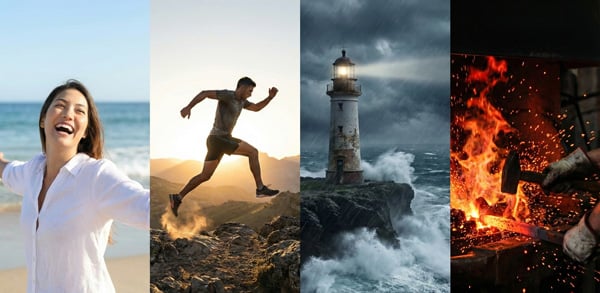 裏表がなくサッパリしている、行動力がある、逆境に強い、激しい一面ものイメージ