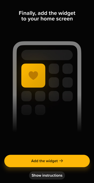 Locket Widget Androidウィジェット追加