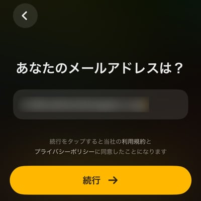 Locket Widget メールアドレス入力 iPhone