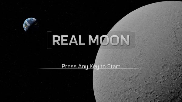 REAL MOON タイトル画面