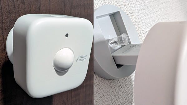 SwitchBot 人感センサー ProとAqara 人感センサー FP2の設置イメージ