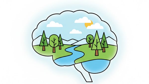 AIが世界をイメージしているイメージ