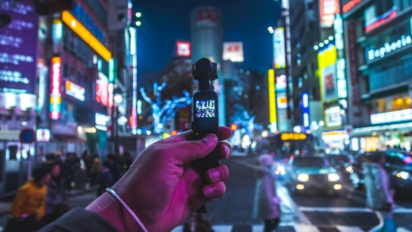 SNSの撮影をしている様子