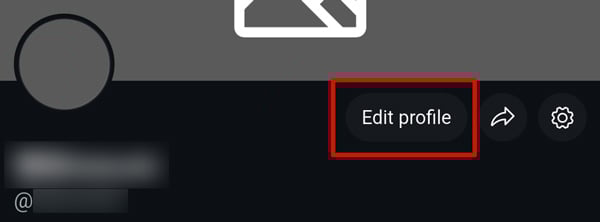 UpScrolled プロフィール編集ボタン