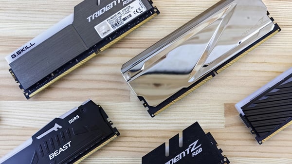 5つのメモリが斜めに並ぶ