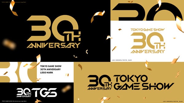 東京ゲームショウ 30th ANNIVERSARY ロゴ