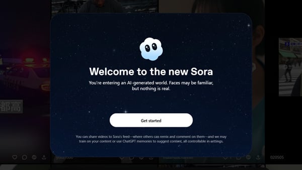 Welcome to the new Sora