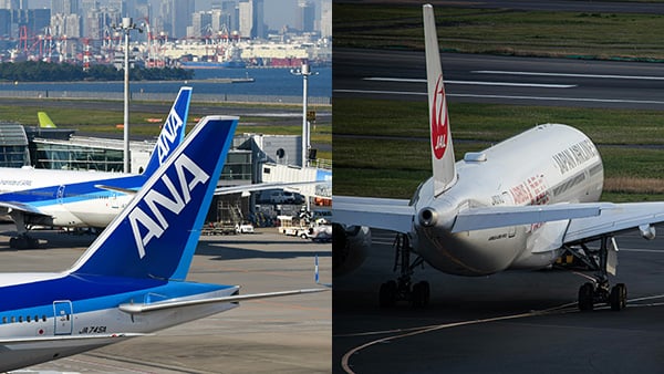 ANA、JAL