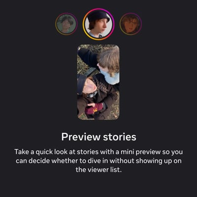 Instagram Plus Preview stories