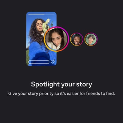 Instagram Plus Spotlight your story
