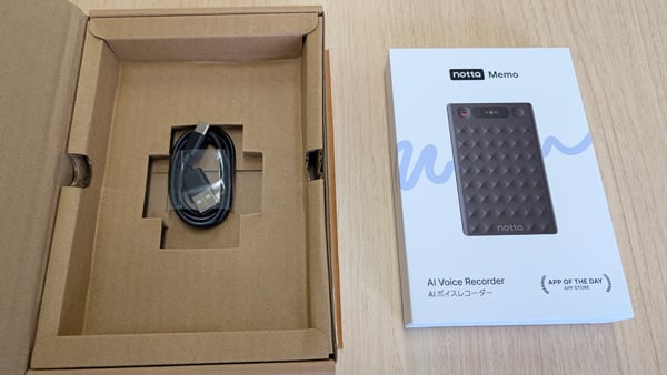 Notta Memo Type-C 開封