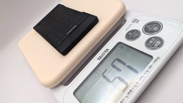 Notta Memo Type-C 重量