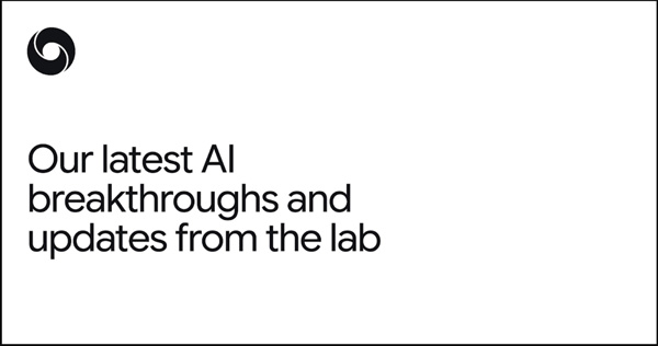 Our latest AI breakthroughs and updates from the lab