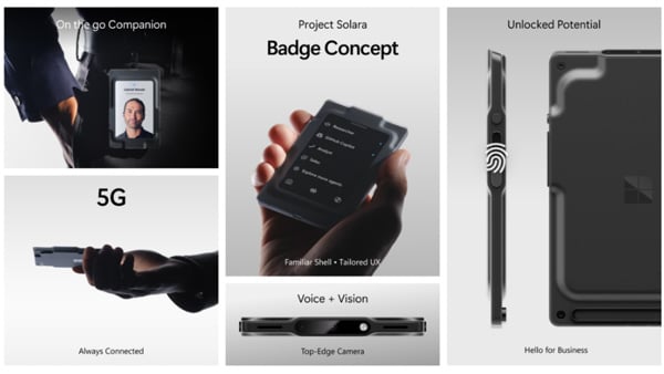 Microsoft Project Solara Badge Concept