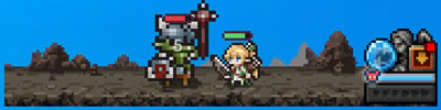 Task Bar Hero プレイ画面