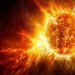 太陽フレアイメージ