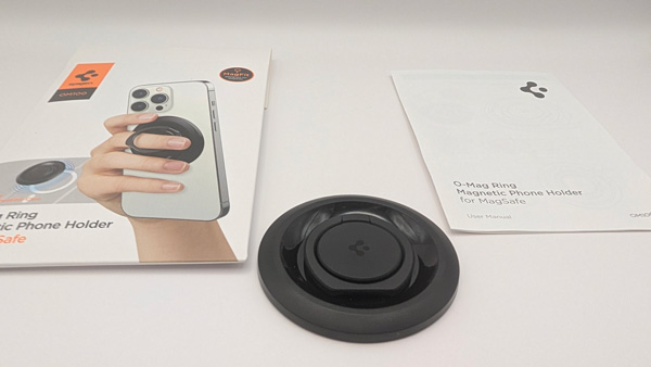 Spigen O-Mag Ring 本体、ケース、説明書