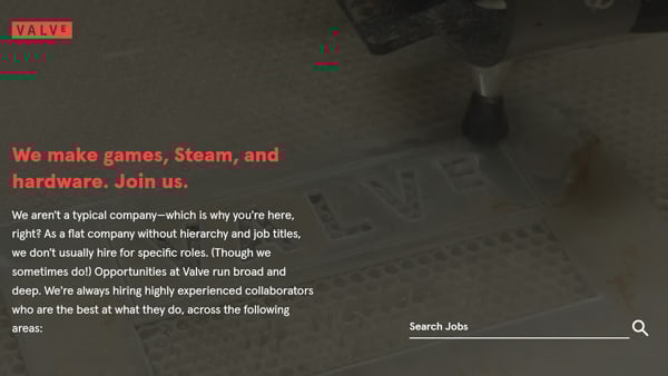 Valveオフィシャルサイトキャプチャ