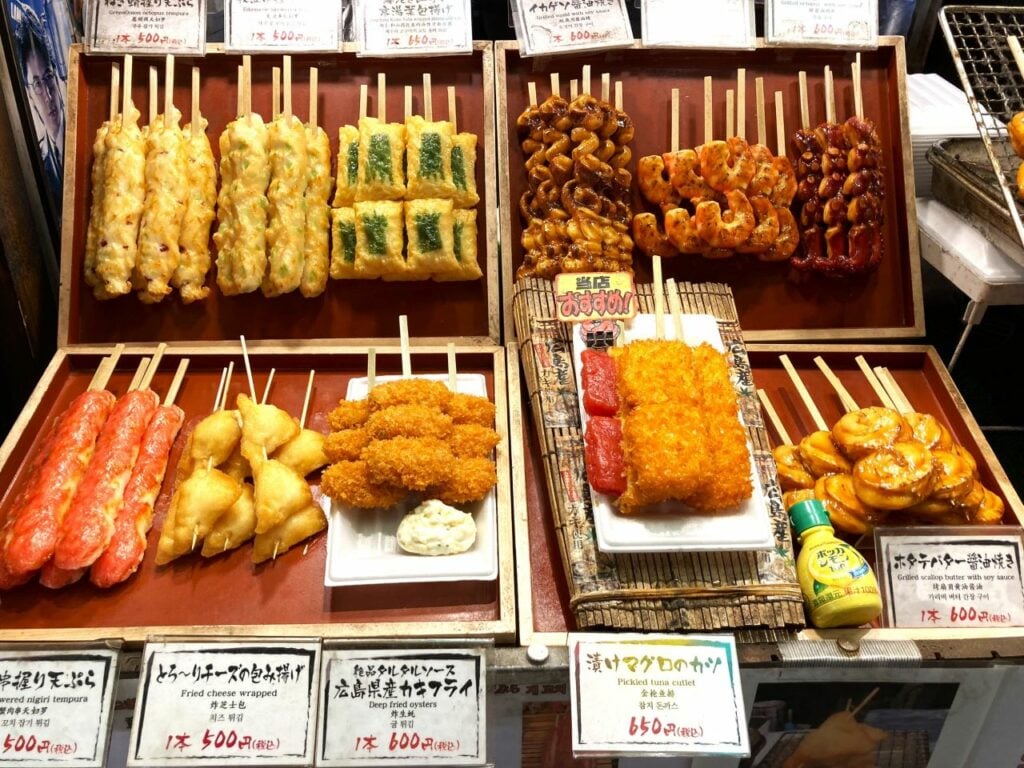 니시키 시장 nishiki ichiba tenpura