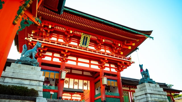 楼門 伏見稲荷大社 Fushimi Inari Shrine