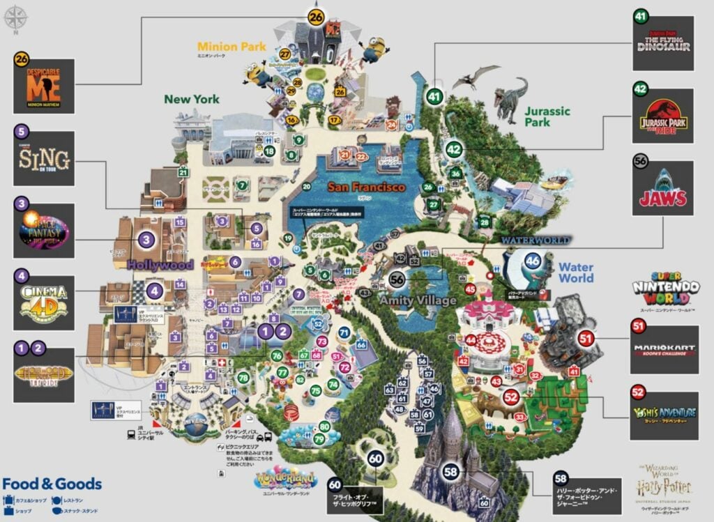 USJ MAP