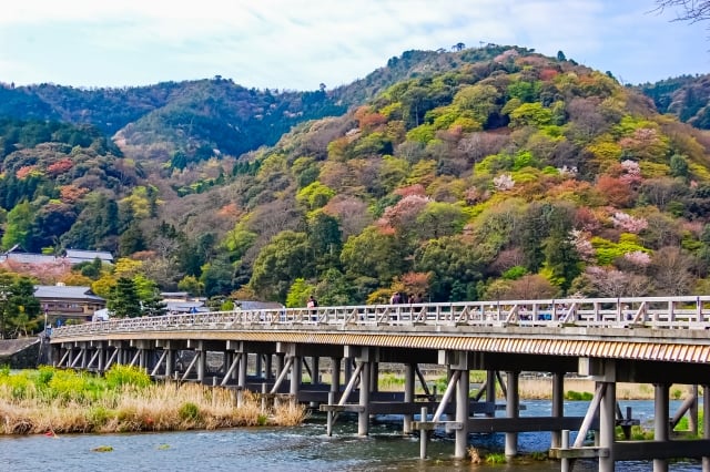 渡月橋 嵐山 Togetsu Bridge Arashiyama