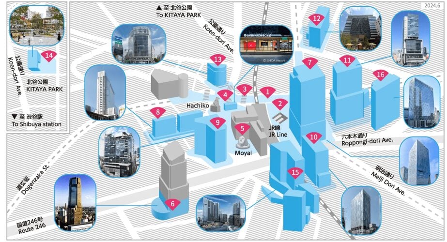 Shibuya Wi-Fi map shibuya